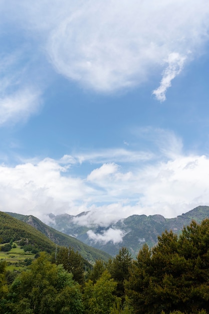 Hermosa vista de la ubicación de la naturaleza