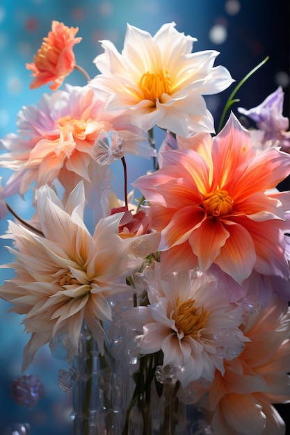 Las hermosas flores que florecen en la primavera