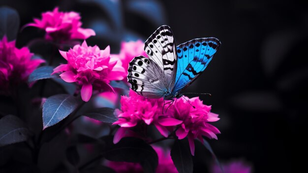 Foto gratuita hermosas mariposas en la naturaleza