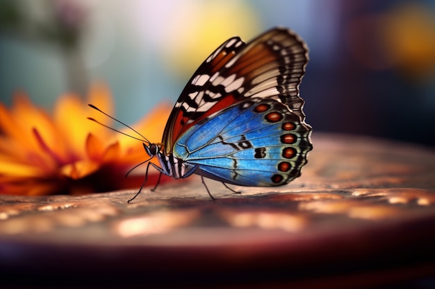 Hermosas mariposas en la naturaleza