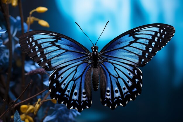 Hermosas mariposas en la naturaleza