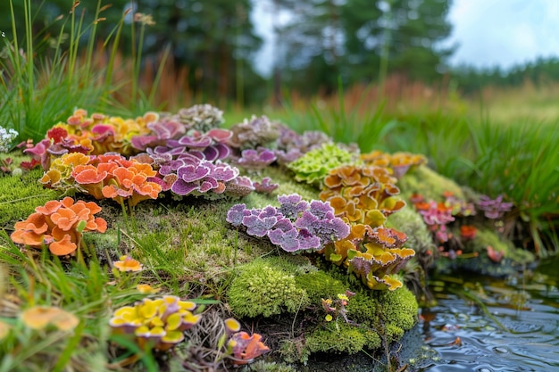 Foto gratuita hermosas plantas en el entorno natural