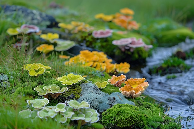 Foto gratuita hermosas plantas en el entorno natural