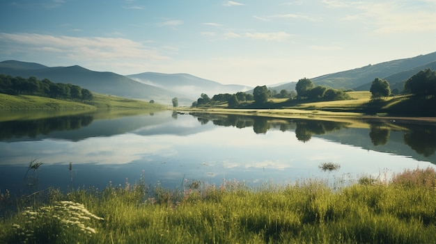 Foto gratuita hermosas vistas del paisaje natural