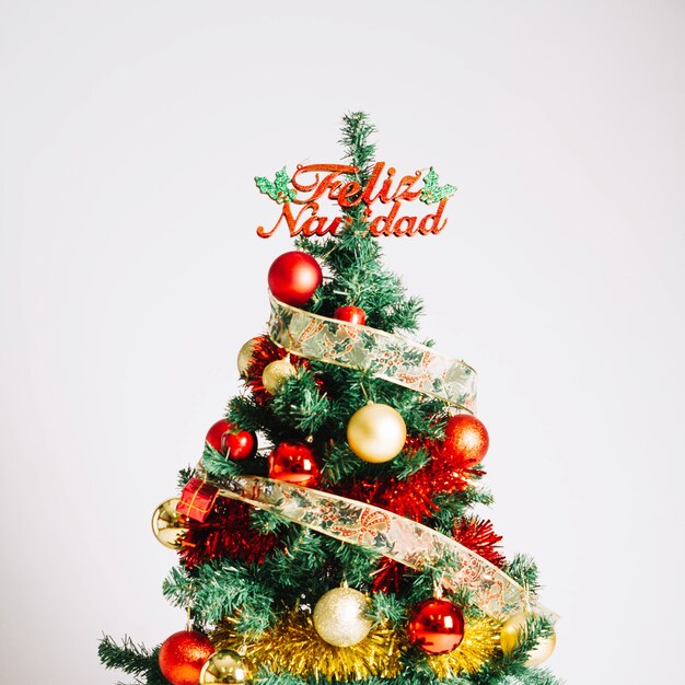 Hermoso árbol de navidad