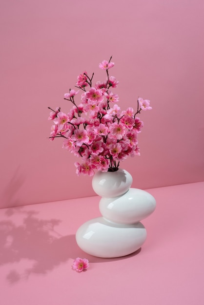 Hermoso arreglo de ikebana