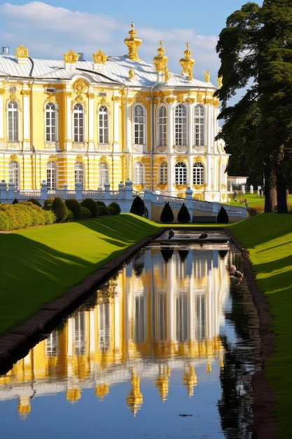 Foto gratuita hermoso castillo histórico