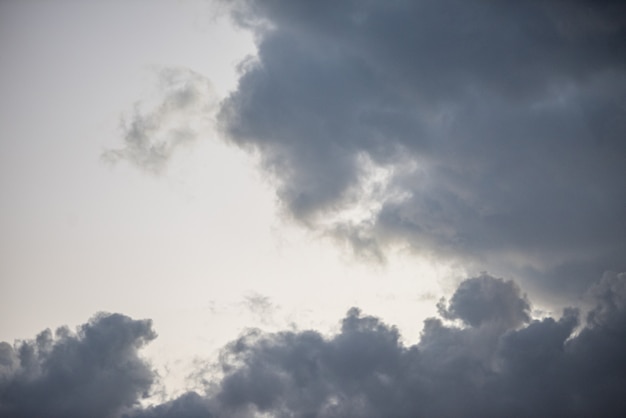 Hermoso cielo con nubes