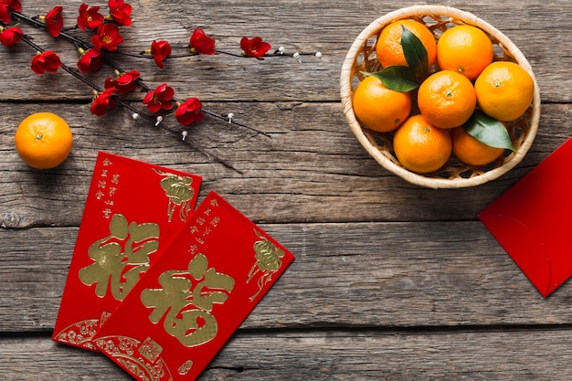 Hermoso concepto de año nuevo chino