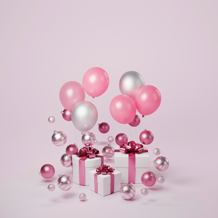 Foto gratuito hermoso concepto de navidad con bolas de navidad