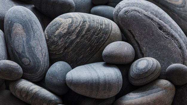 Hermoso concepto de rocas macro