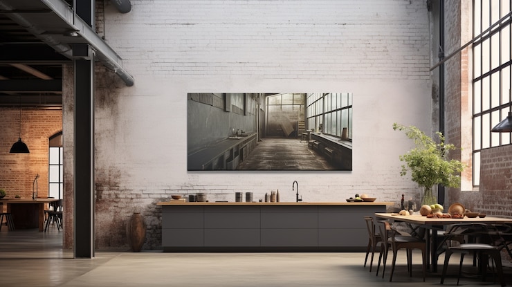 Foto gratuito hermoso diseño interior de la cocina
