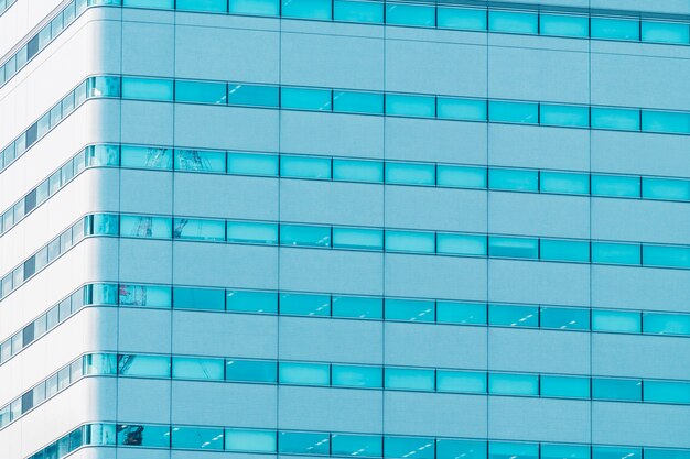 Hermoso edificio exterior con texturas de ventana de vidrio.