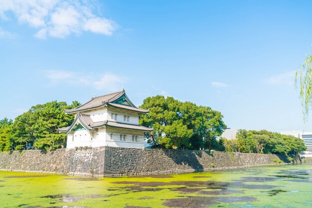 Hermoso edificio del Palacio Imperial en Tokio