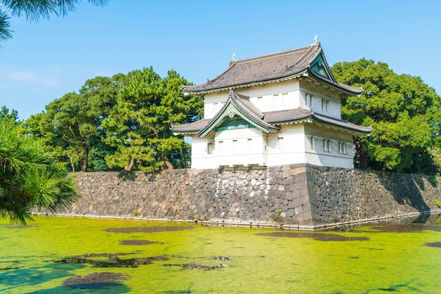 Hermoso edificio del Palacio Imperial en Tokio