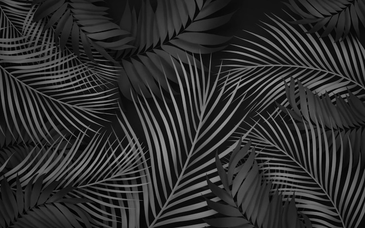 Foto gratuito hermoso y elegante fondo de plantas oscuras.
