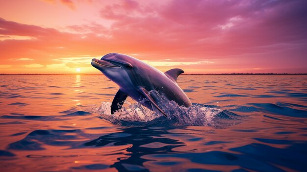 Foto gratuita hermoso fondo exótico de delfines