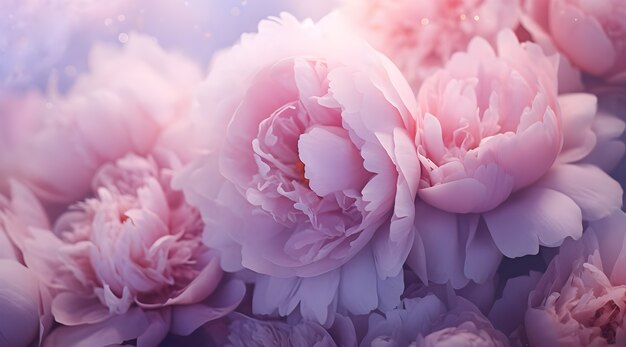 Hermoso fondo de pantalla con flores rosas