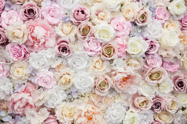 Hermoso fondo rosas para el día de san valentín.