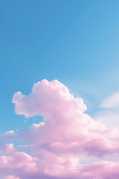 Foto gratuita hermoso paisaje del cielo en estilo de arte digital