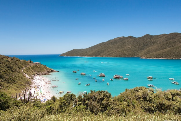 Hermoso paisaje del impresionante paisaje marino capturado en Brasil