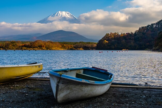 Hermoso paisaje de montaña fuji