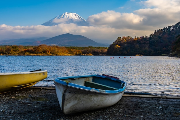 Hermoso paisaje de montaña fuji