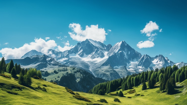 Foto gratuito hermoso paisaje de montañas