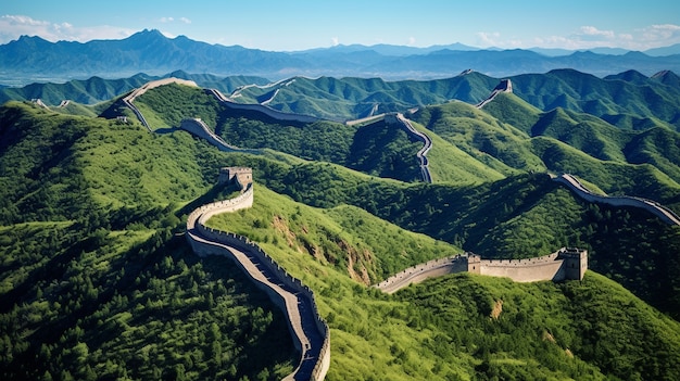 El hermoso paisaje de las montañas