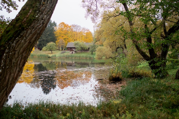 Hermoso paisaje otoñal