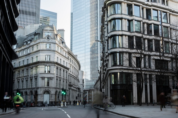 Hermoso paisaje urbano de las calles de Londres