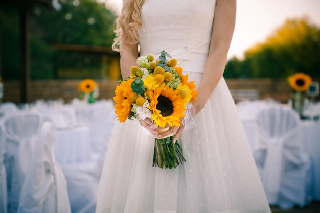 Hermoso ramo de novia