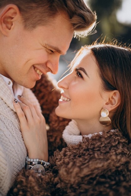 Hermoso retrato de una pareja