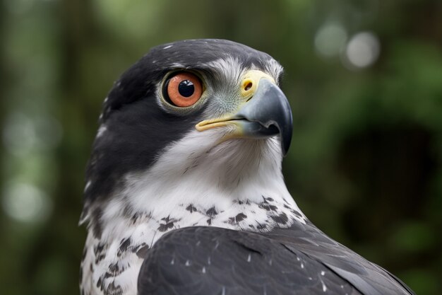 Hermosos halcones en la naturaleza