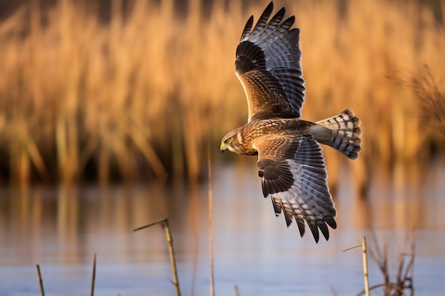 Foto gratuita hermosos halcones en la naturaleza