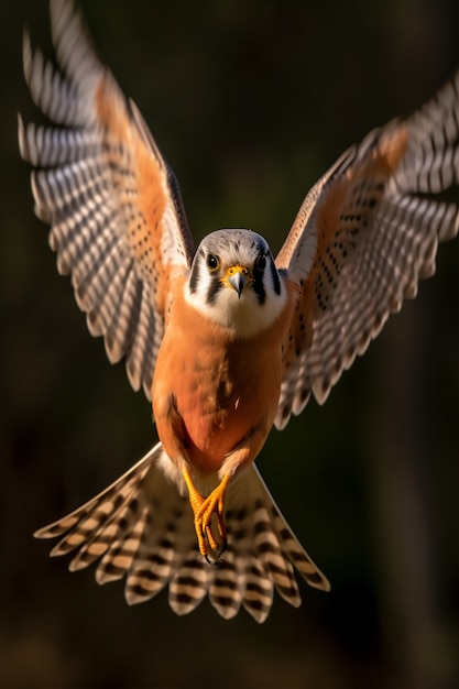 Foto gratuita hermosos halcones en la naturaleza