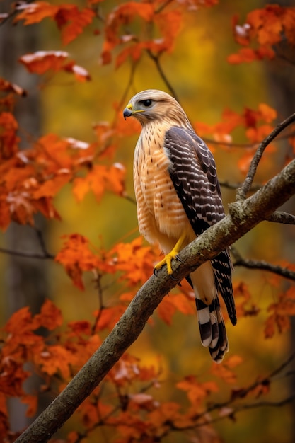 Foto gratuita hermosos halcones en la naturaleza