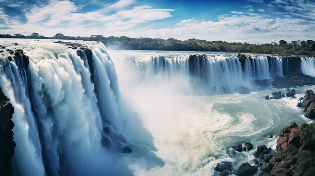 Hermosos paisajes naturales de cascadas