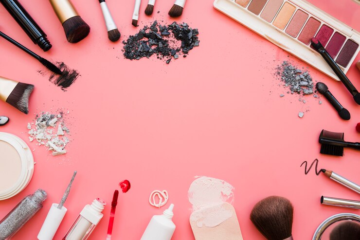 Foto gratuito herramientas de maquillaje