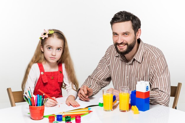 hija y padre juntos