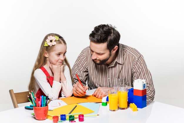 hija y padre juntos