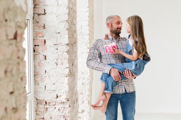 Hija y papá el día del padre