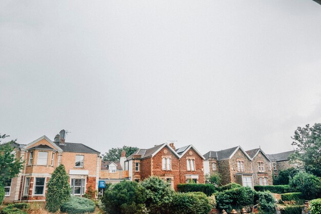 Hilera de casas en Bristol, Inglaterra