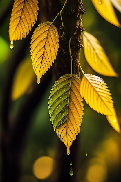 Una hoja que tiene la palabra otoño.