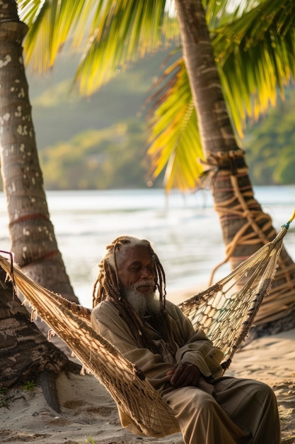 Hombre con dreads que representan el movimiento rastafari