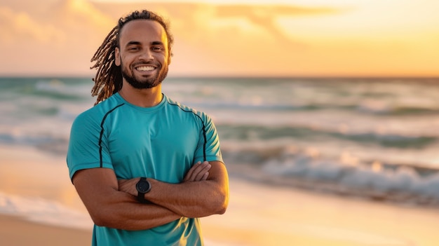 Hombre con dreads que representan el movimiento rastafari