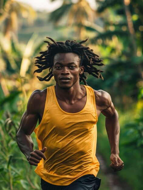 Hombre con dreads que representan el movimiento rastafari