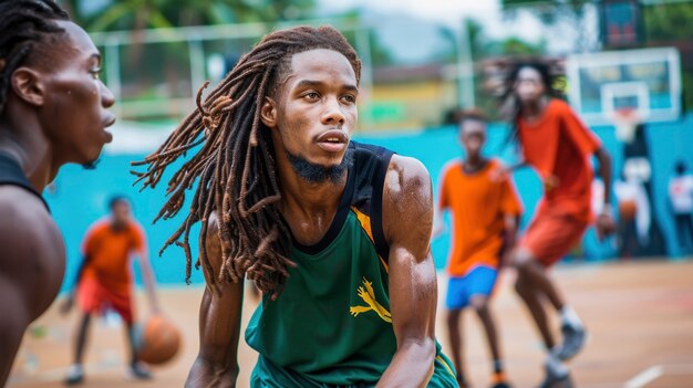 Hombre con dreads que representan el movimiento rastafari