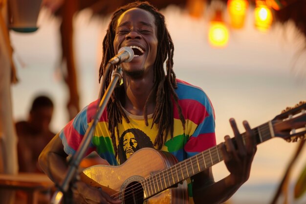 Hombre con dreads que representan el movimiento rastafari