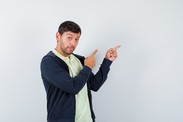 Hombre guapo con un traje casual